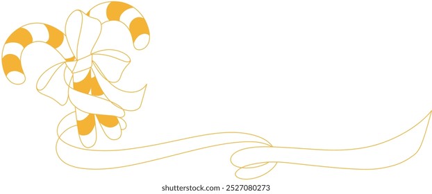 candy line art vector christmas background