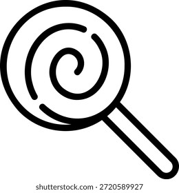 candy line icon illustration vector
