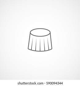 Candy Line Icon On White Background