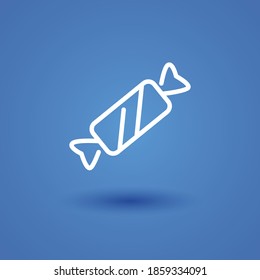 candy line icon, outline vector illustration.