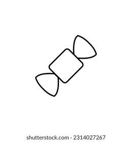 Candy line icon, sweetness logo vector