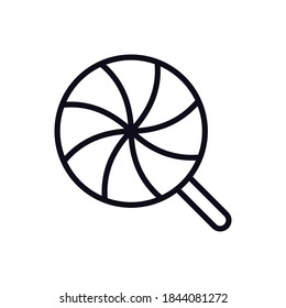 Icono de línea de candy, plantilla de logotipo de ilustración vectorial para muchos fines.