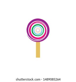 Candy logo template vector icon design