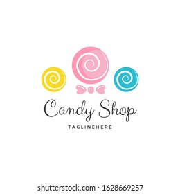 Candy Logo Vector Design Template Stock Vector (Royalty Free ...