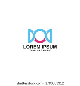 Candy Logo Vector Icon Illustration