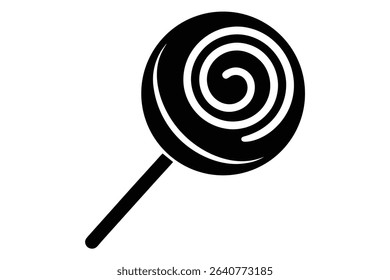 candy lollipop black clip art 