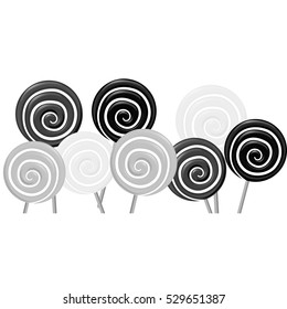 candy lollipop icon image vector illustration design 