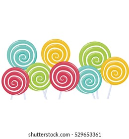 candy lollipop icon image vector illustration design