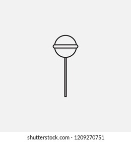 candy lollipop icon template design