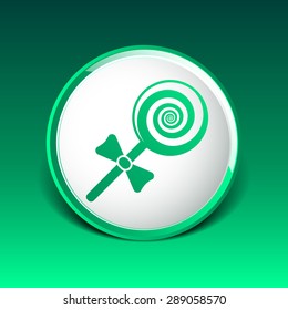 candy lollipop logo symbol icon graphic vector.