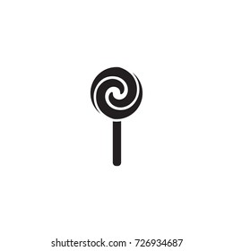 Candy Lollipop Vector Icon Simple Design