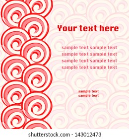 Candy lollipops background frame
