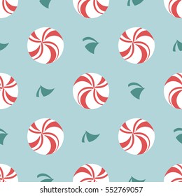Candy lollipops seamless pattern background