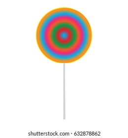Candy lolly pop vector icon