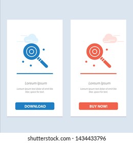 Candy, Lollypop, Lolly, Sweet  Blue and Red Download and Buy Now web Widget Card Template
