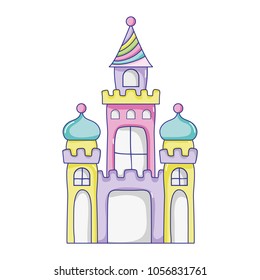 candy medieval castle and artistic design