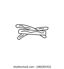 Candy minimal line icon vector