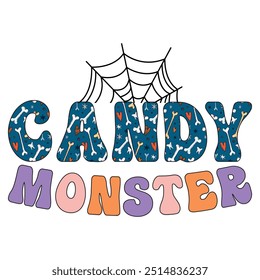 candy monster Sublimation Design Lover