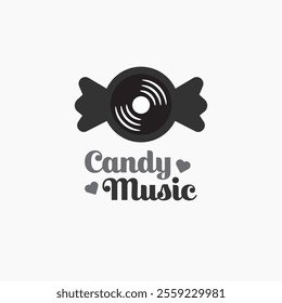 Candy Music Logo Design Template. Good for Business, Agency, Community and Organization.