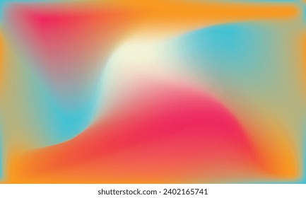 Diseño del patrón de color de Neon Pastel de Vela. El Flujo De Agua De Malla Gradiente Fluye El Giro De Atardecer Vibrante. Fondo De Fluido Azul Amarillo Amarillo Y Líquido Rojo Caliente. Papel de fondo comercial creativo y de moda de Sweet Green Peach.