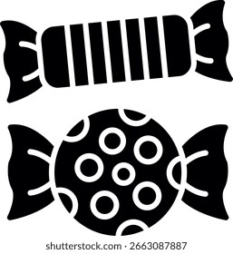 Candy Nuevo Vector de diseño de iconos creativos