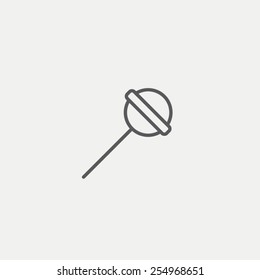 Candy on a stick icon
