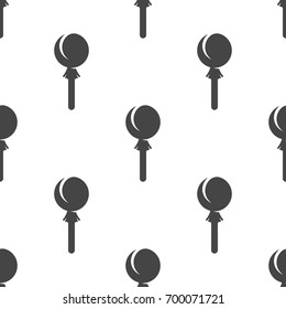 Candy on stick seamless pattern. Vector illustration for backgrounds