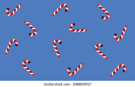 candy pattern with 3d effect vector illustration.