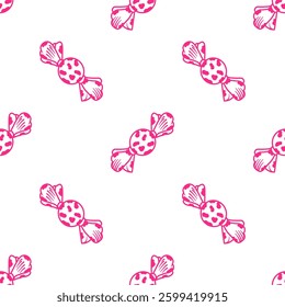 candy pattern background. lollipop pattern background. Doodle Candy Pattern background.