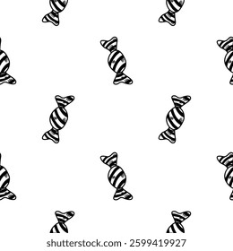 candy pattern background. lollipop pattern background. Doodle Candy Pattern background.