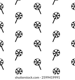 candy pattern background. lollipop pattern background. Doodle Candy Pattern background.
