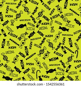 Candy pattern party vector food