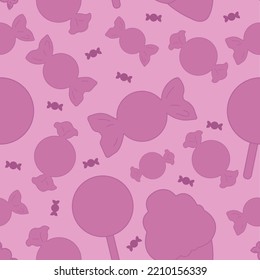  Candy Pattern With Pink Theme