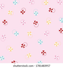 Candy pattern. Sweet candy background