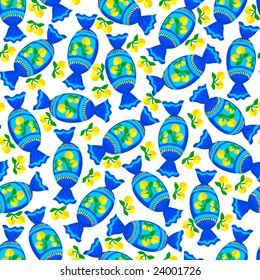 Candy pattern, vector