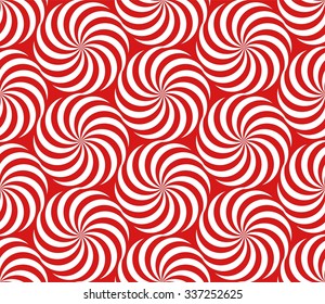 Candy pattern vector, Christmas pattern with candies, swirl pattern, spirals pattern