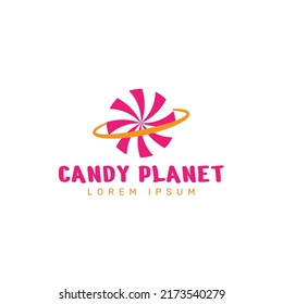 Candy Planet Logo Design Template