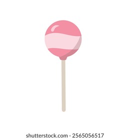 Candy product. Lollipop illustration. Circle candy. Dessert food. Sweet food. Cute candy.