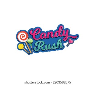 Candy Rush Sweet Store Logo