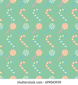 Candy seamless colorful pattern