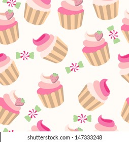 Candy seamless pattern