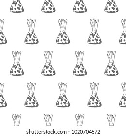 candy seamless vector pattern