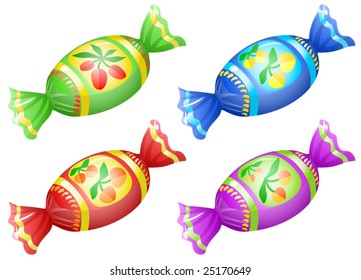 Candy set 2, vector