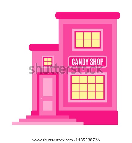 candy shop icon symbol store market stock vector royalty free