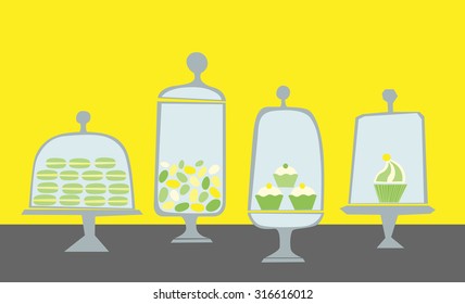 Candy shop illustration