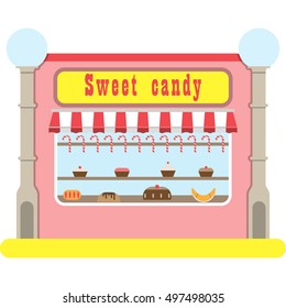 Candy shop. Sweet candy