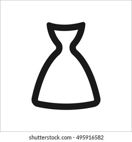 Candy sign silhouette symbol icon on background