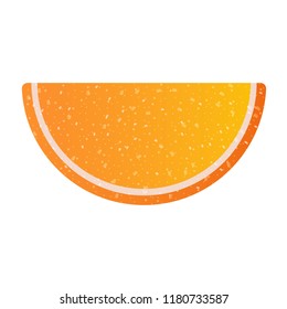 Candy slice icon. Realistic illustration of candy slice vector icon for web design isolated on white background