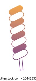 Candy stick icon