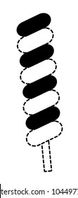 Candy stick icon
